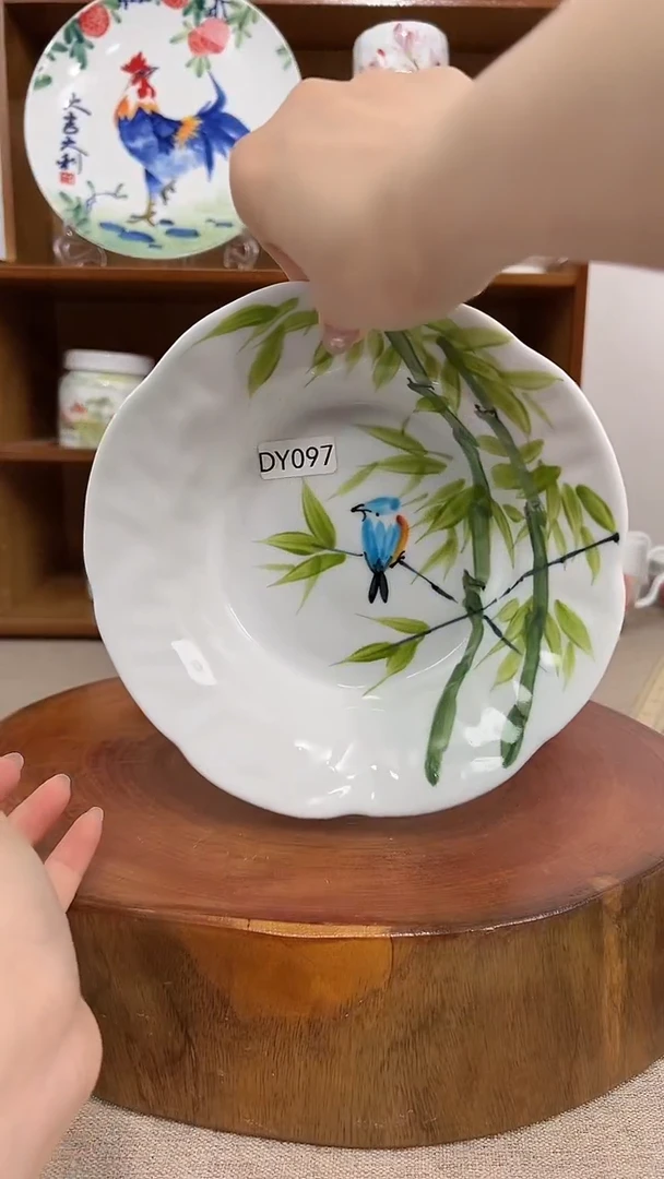 摆件景德镇手工手绘陶瓷餐具
