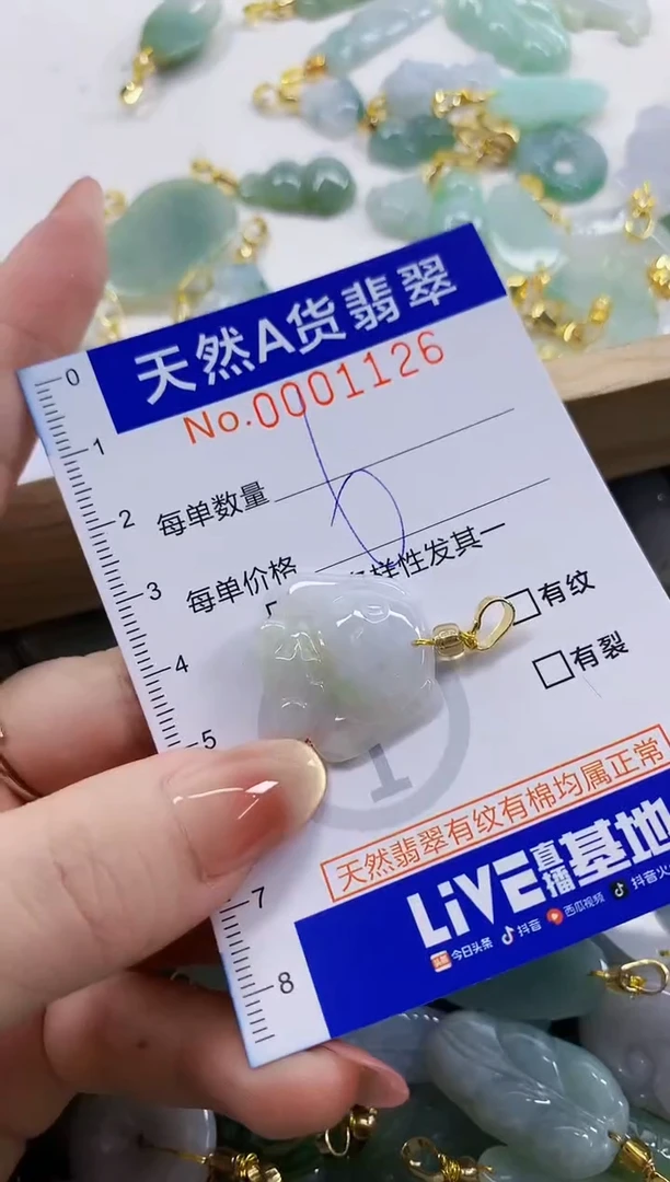 颈饰未镶嵌翡翠天然A货翡翠