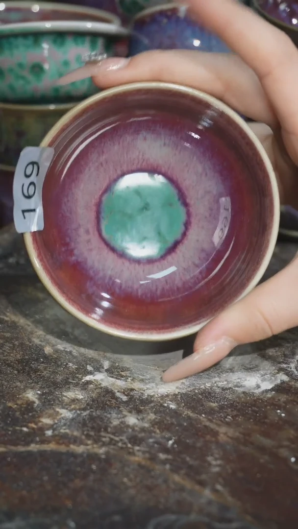 摆件精品窑变钧瓷茶器