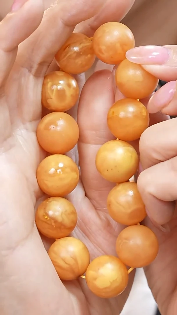 蜜蜡颈饰未镶嵌6137天然蜜蜡珠宝奇石云端妖孽全部保真