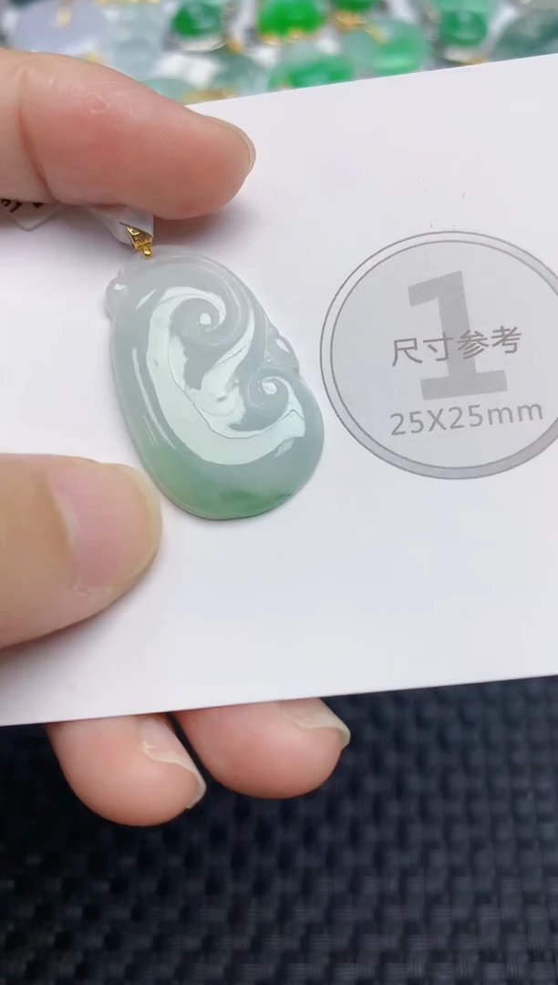 颈饰未镶嵌翡翠天然缅甸A货翡翠百元以上9元证书费自理