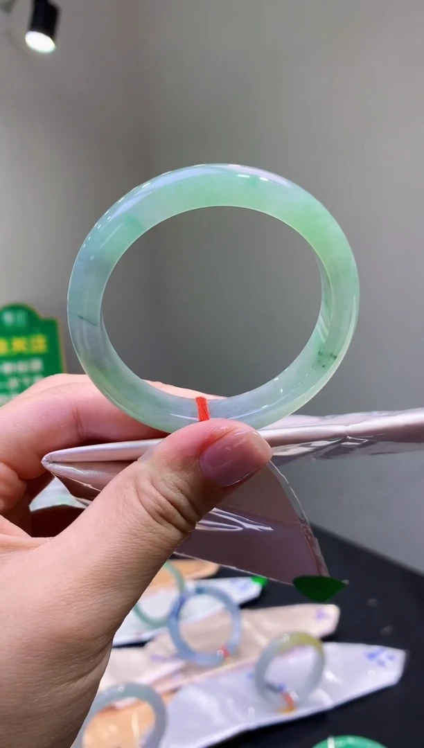 未镶嵌手镯翡翠S32天然A货缅甸翡翠55