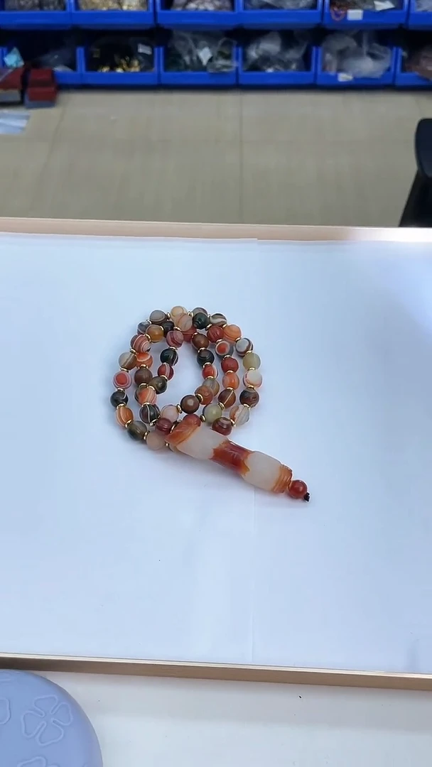 【闪购商品】玛瑙手饰未镶嵌天眼龙珠项链多样性发一