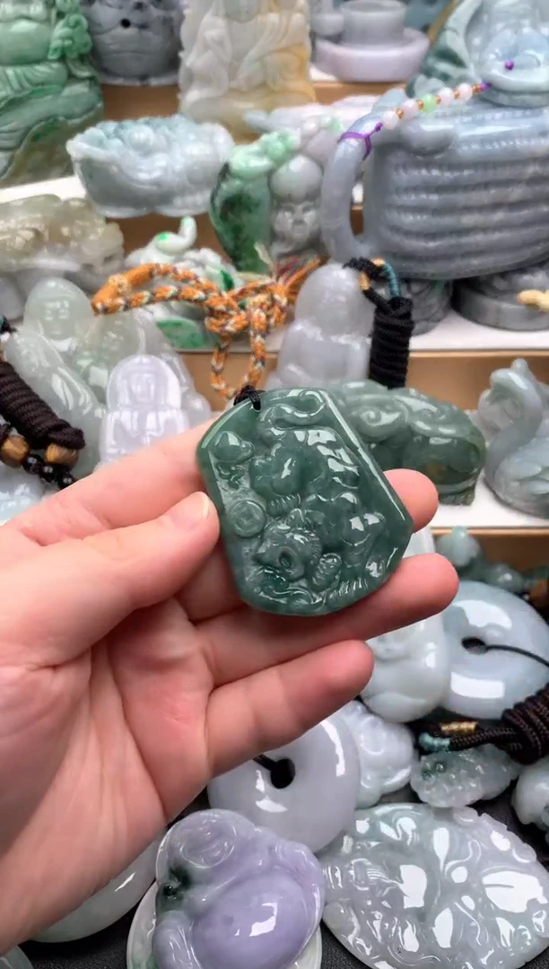 吊坠(不含链)未镶嵌翡翠1