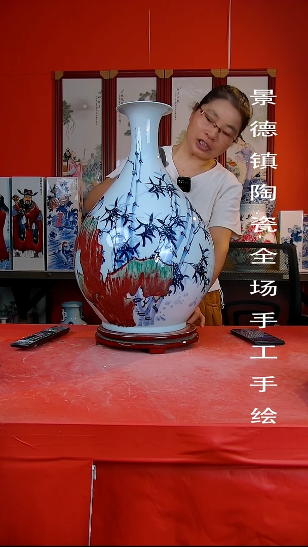 摆件景德镇陶瓷 全场手工手绘