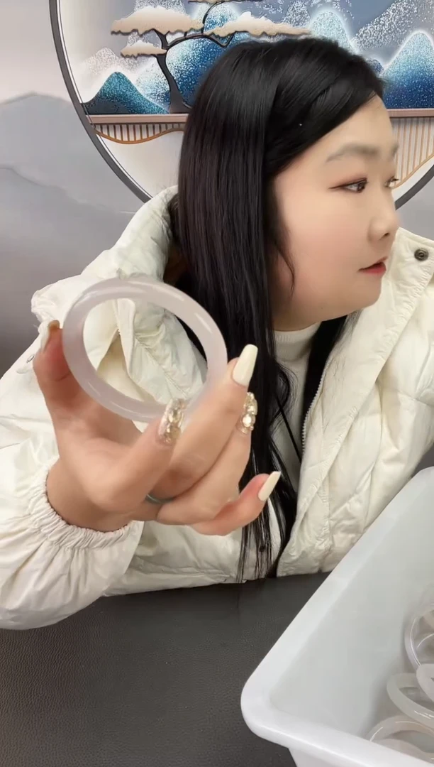 未镶嵌白月光玉髓镯子玛瑙/玉髓莉*莉儿