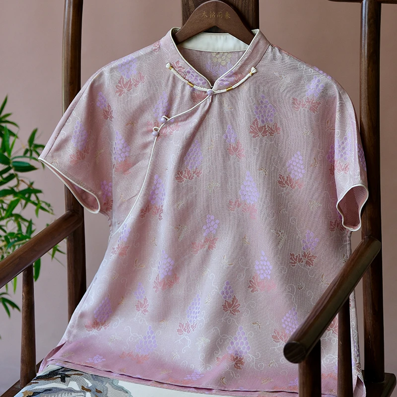 『香盈』新中式桑蚕丝上衣DGSC1366