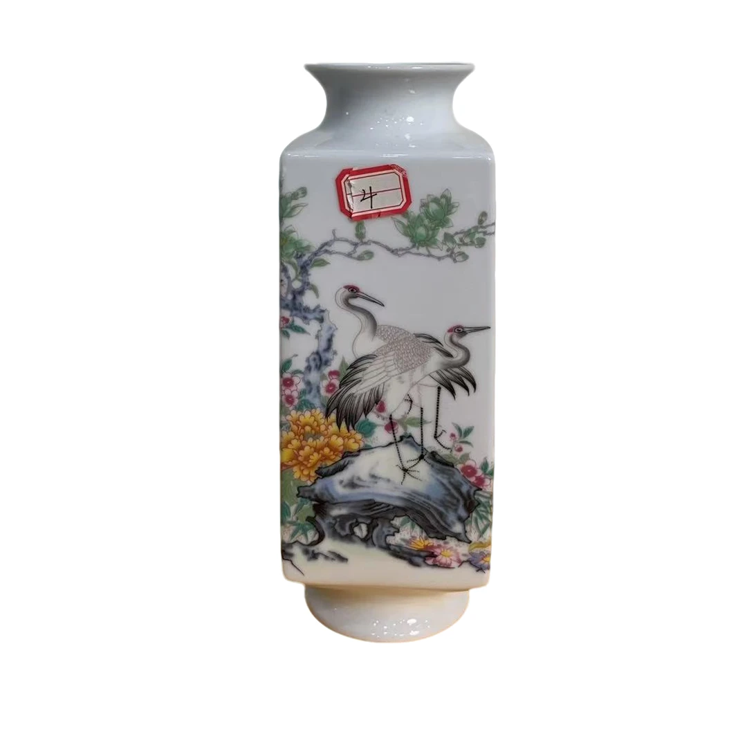 景德镇仙鹤陶瓷瓶#4