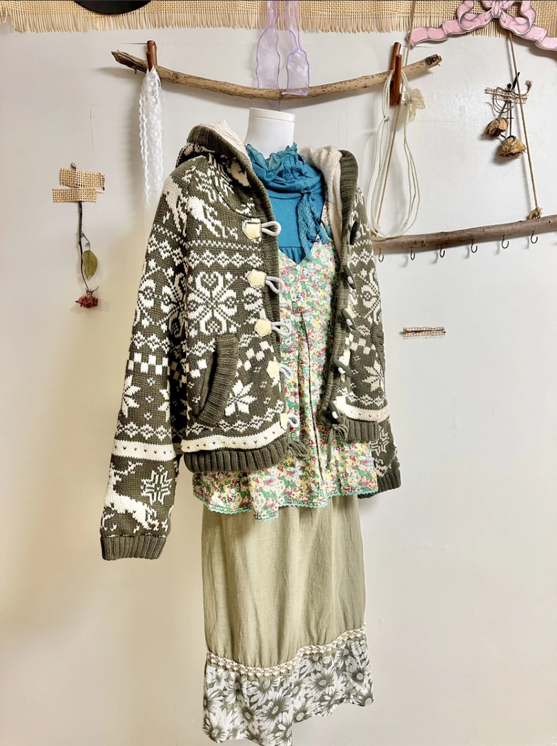古着Vintage套装-植物系