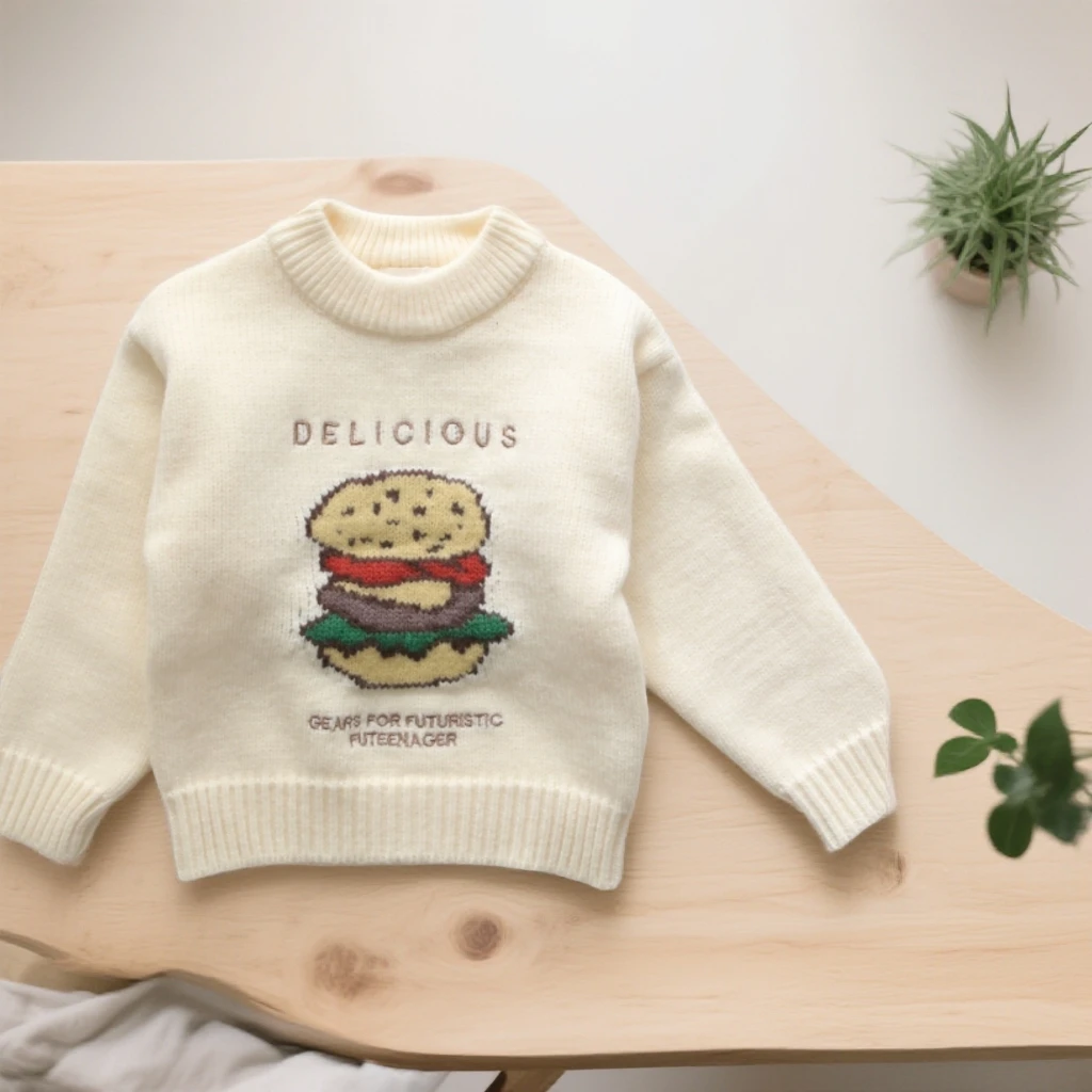 卡通男童婴儿毛衣针织衫同款厚款