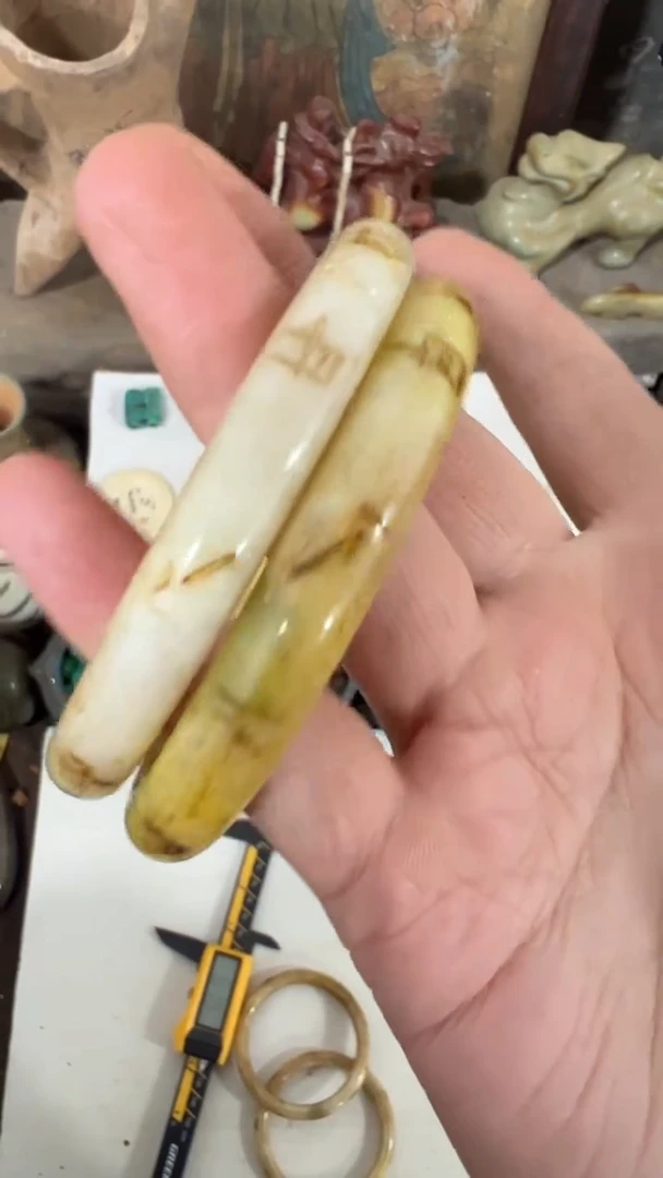 未镶嵌和田玉把件把件一单2个