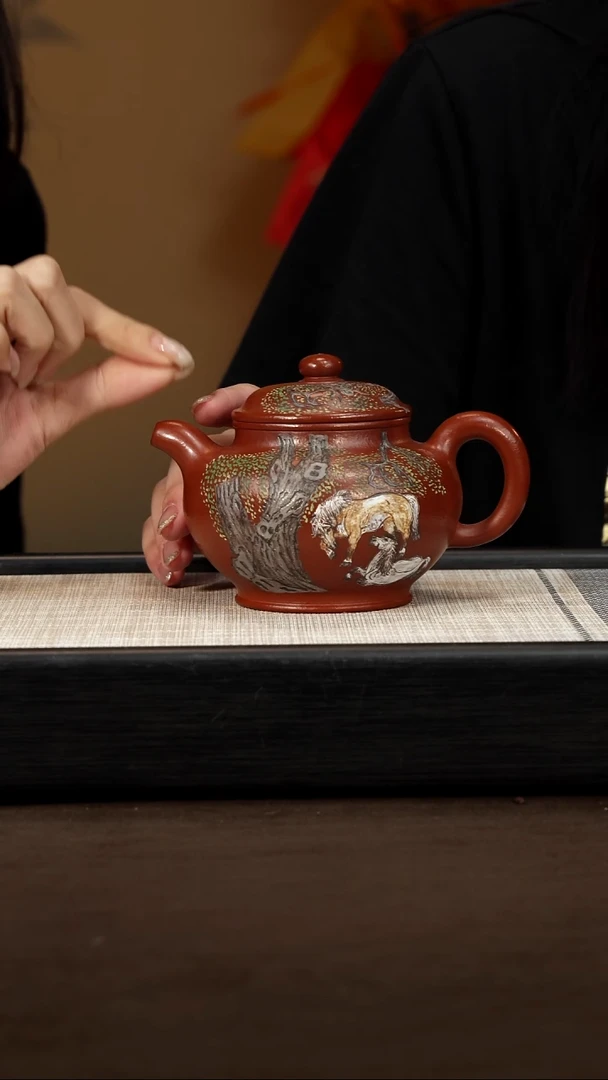 茶壶紫砂【P086】掇只 380c RH