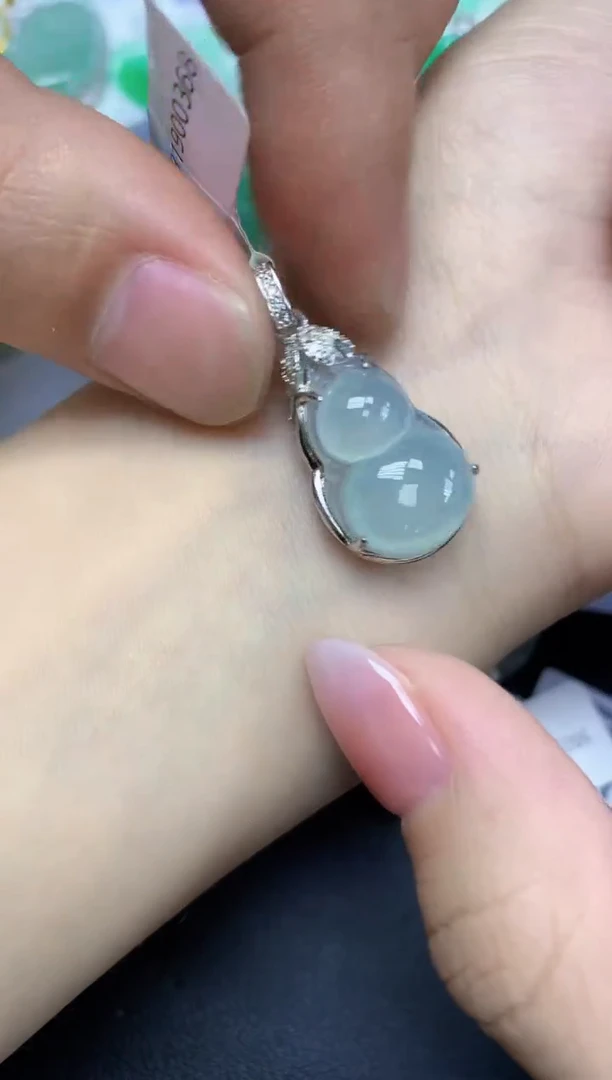 颈饰未镶嵌翡翠天然缅甸翡翠A货多样性发一件