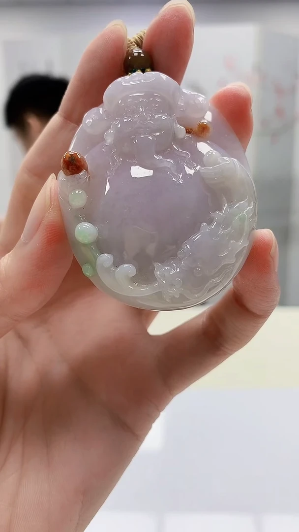 定制翡翠未镶嵌5028zm-毛货挂件240