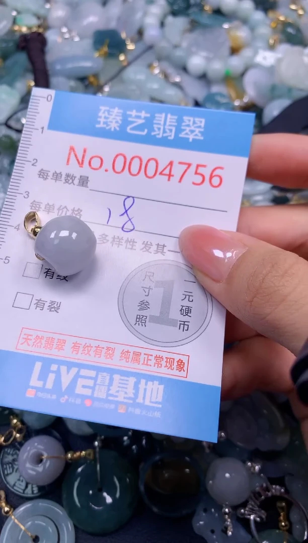颈饰未镶嵌翡翠4756