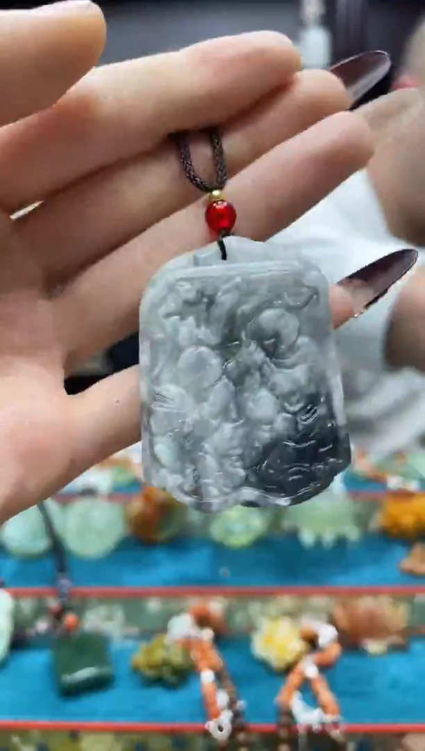 未镶嵌岫玉吊坠·