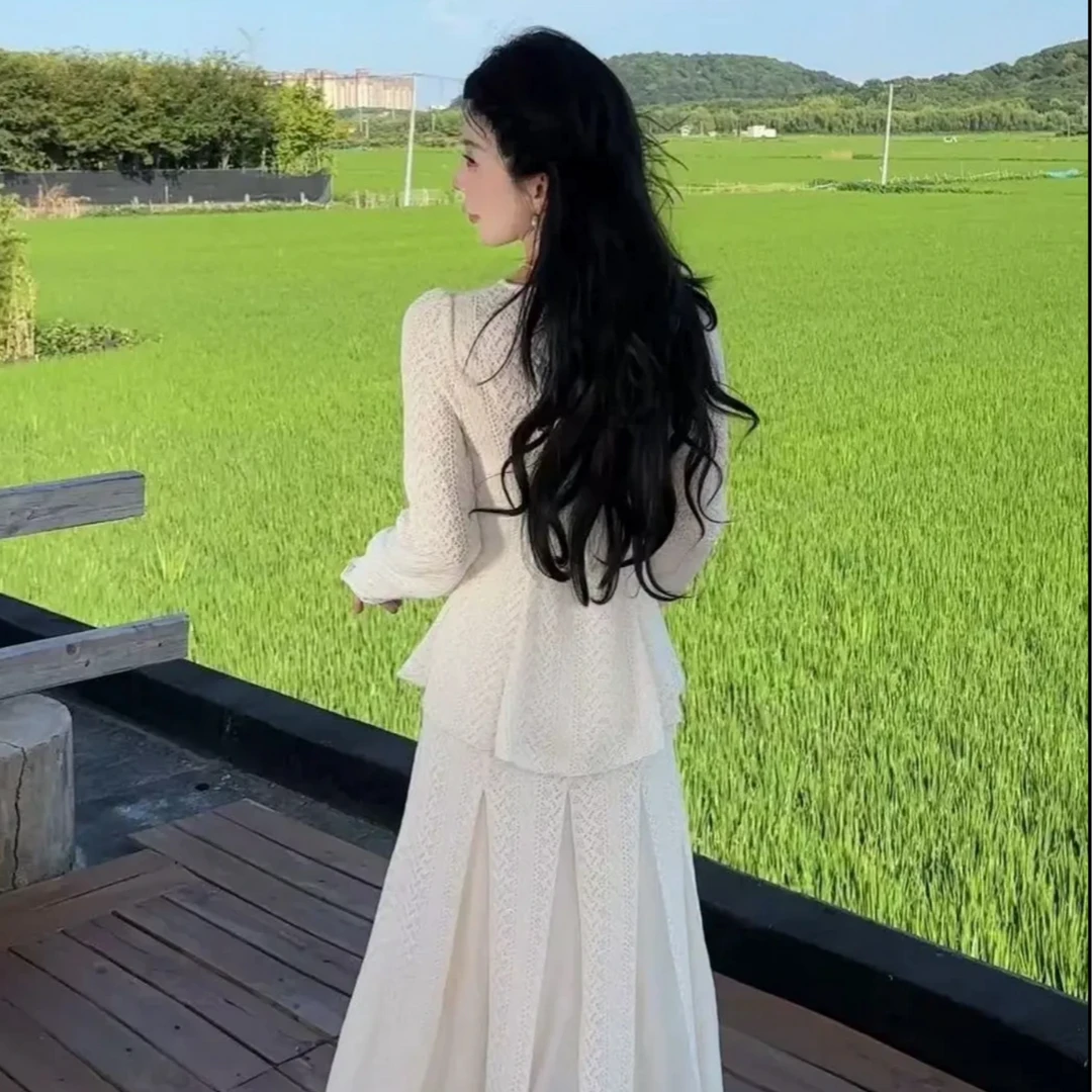 【象姐定制铭顺】【柏林日记】杏色套装预CDX5TZ6747C显瘦气质温柔