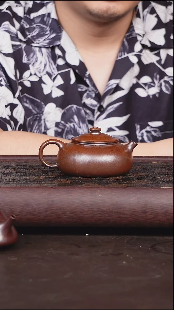 茶壶紫砂柴烧 寒江