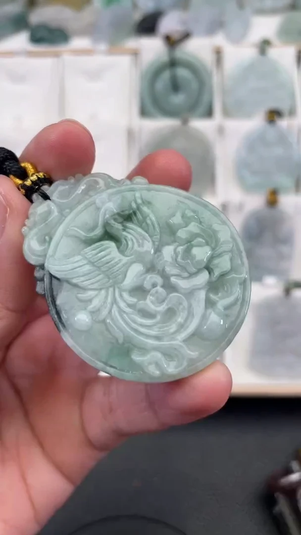 颈饰未镶嵌翡翠天然缅甸翡翠A货330