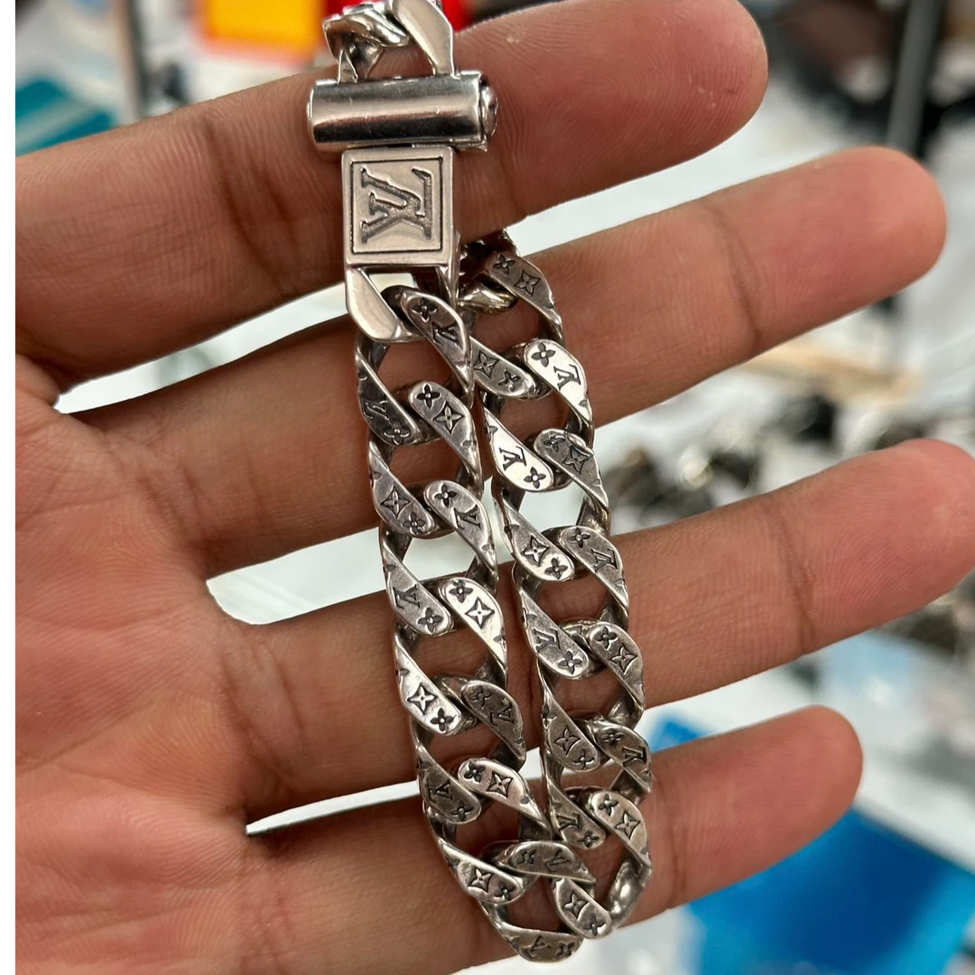 925银手链 爱敏纯银首饰手链