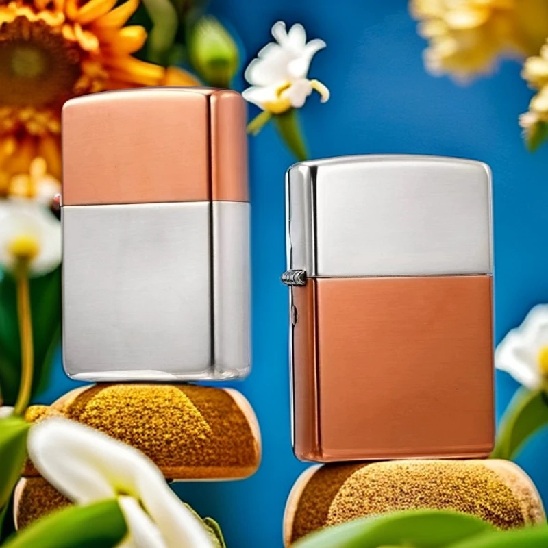 【老李推荐】zippo打火机逐光/追梦925银紫铜双拼在版在册MBJ1