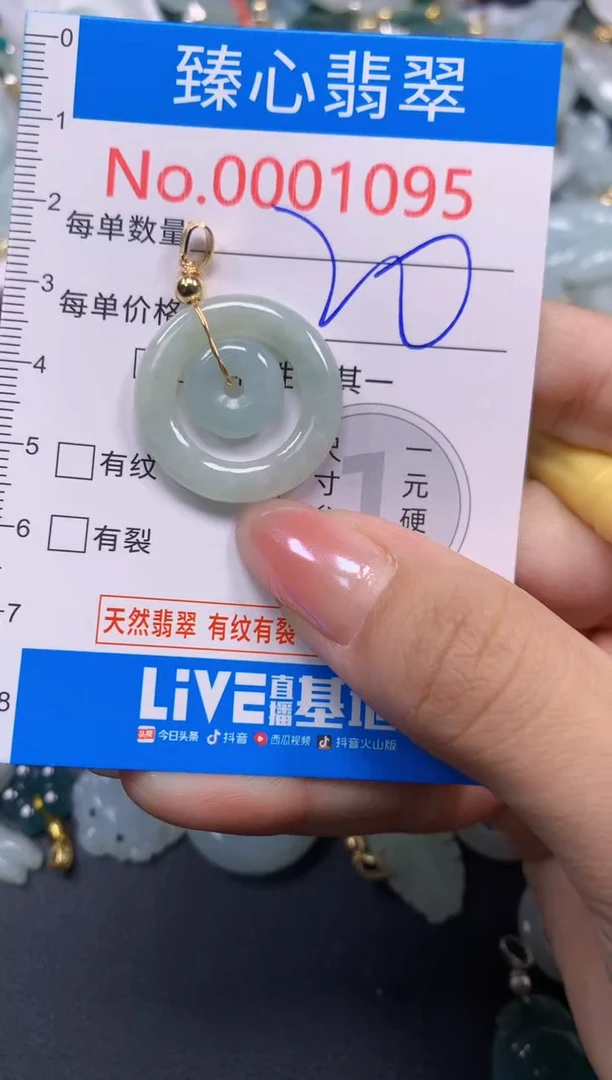 颈饰未镶嵌翡翠1095