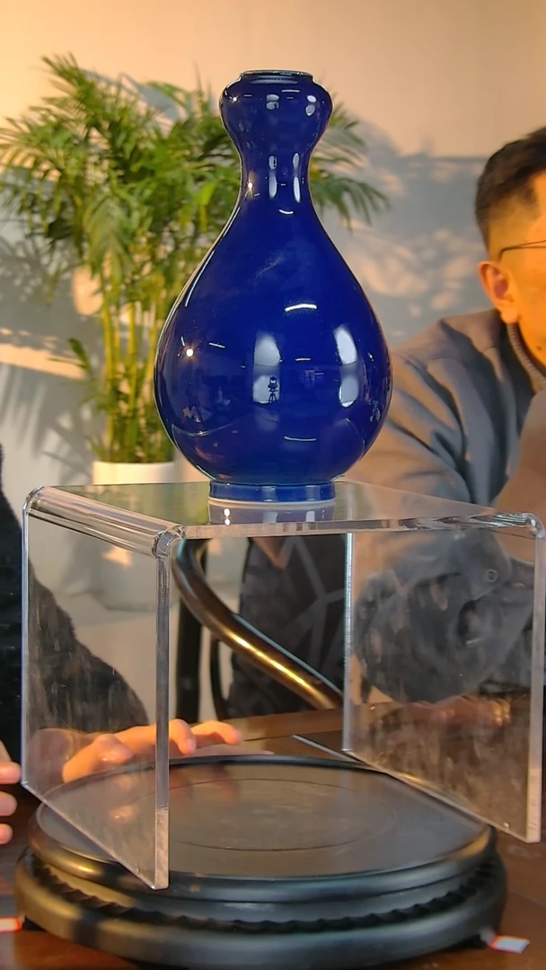 【闪购商品】瓶E12【人间瓷画】霁蓝