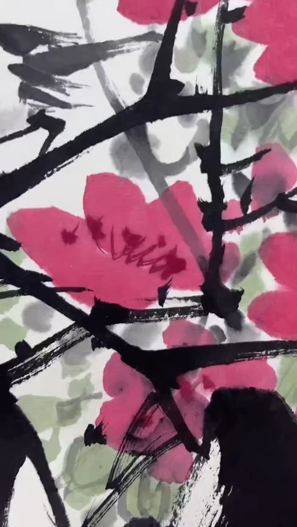国画庄寿红-2平尺-花鸟国画