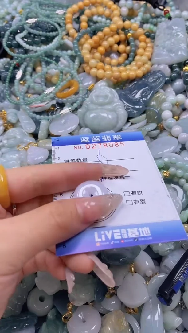 翡翠未镶嵌颈饰闪购0278085多样性发其一