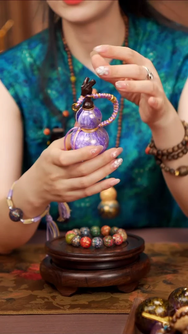 267易林大漆开口小葫芦--98