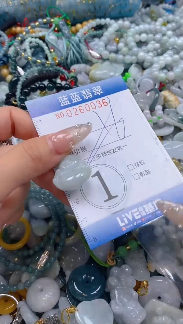 翡翠未镶嵌颈饰闪购0260036多样性发其一