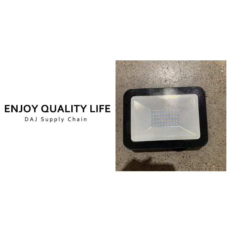 LED投光灯户外照明防水广告草坪泛光路灯 黑色 30w