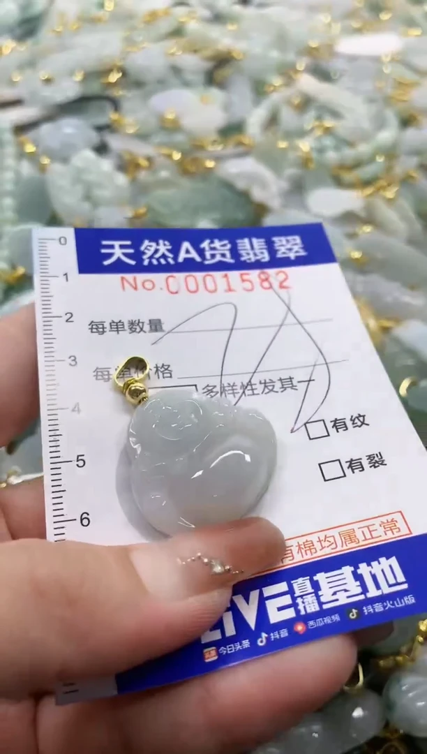 颈饰未镶嵌翡翠天然A货翡翠