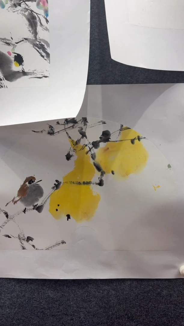 国画开播福利/两平尺扇面/国画