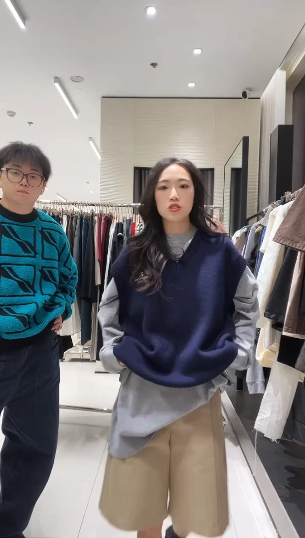 ETHOR针织马甲S L各一件