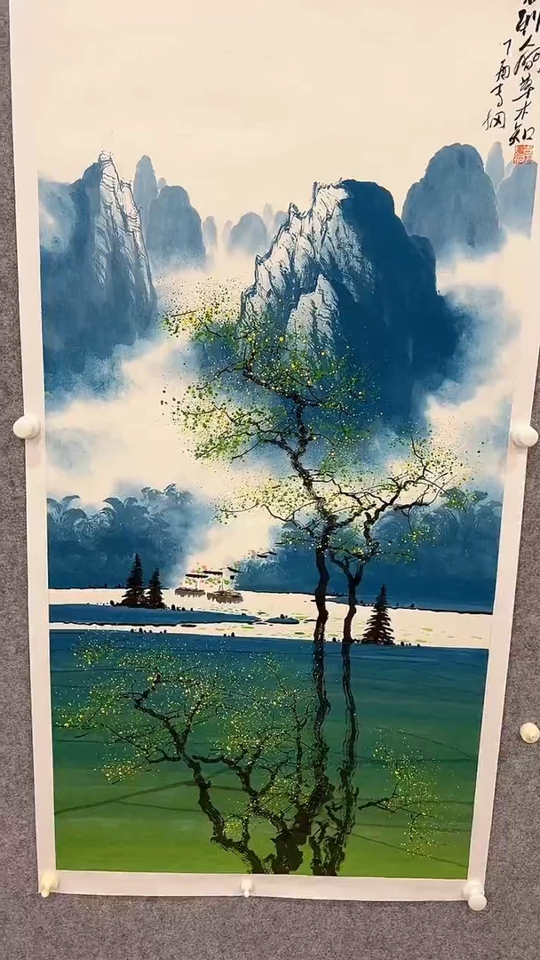 国画李纲-8平尺-国画作品