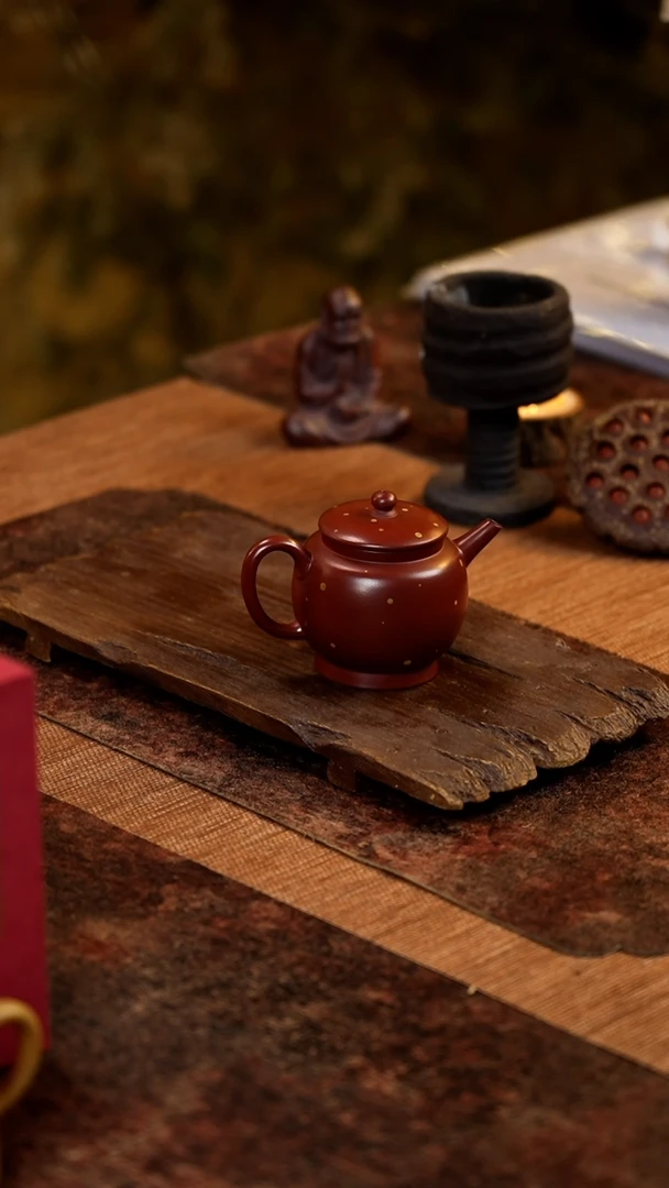 茶壶紫砂尔雅洒金龙血砂