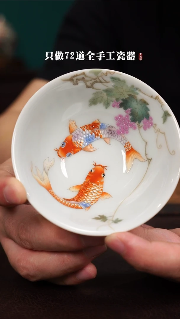 瓷片动**?景德镇手工手绘陶瓷