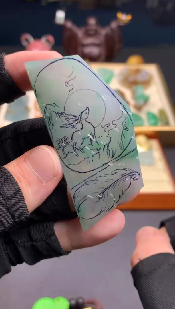 未镶嵌定制翡翠天然翡翠裸石（包工）