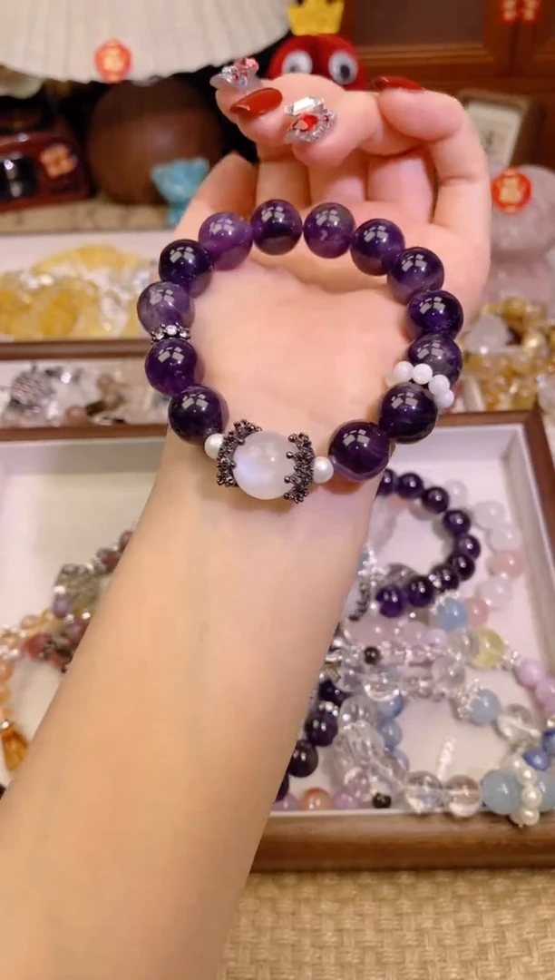【闪购商品】紫晶手绳未镶嵌371手串