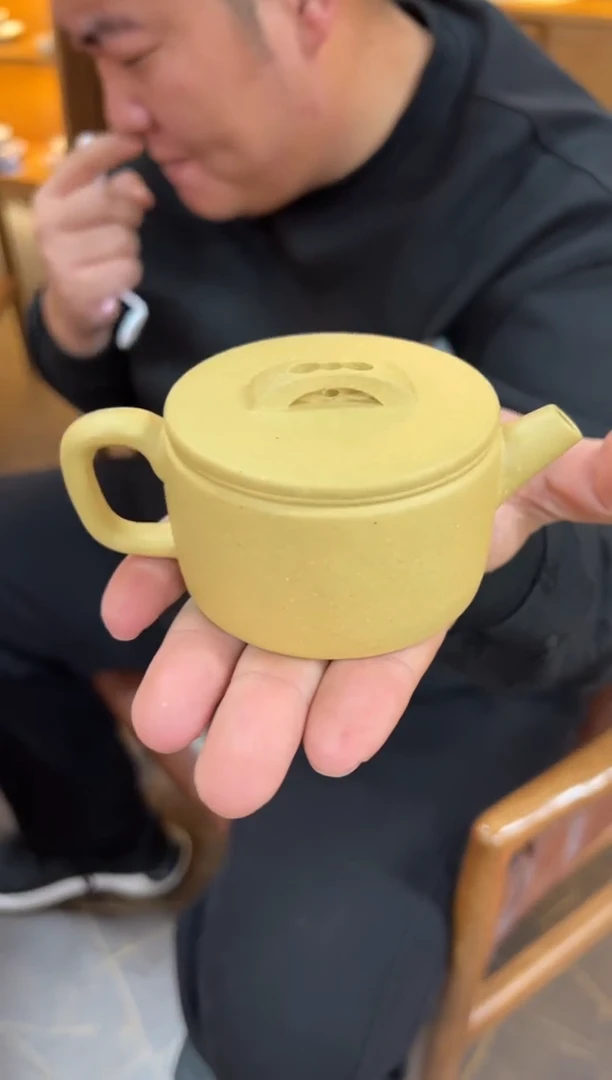 【闪购商品】紫砂茶壶【头哥手工壶】汉瓦本绿