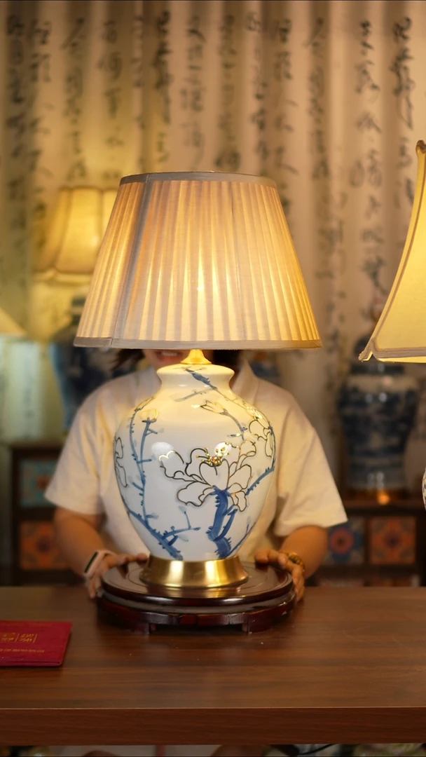 陶瓷陶瓷台灯大号36