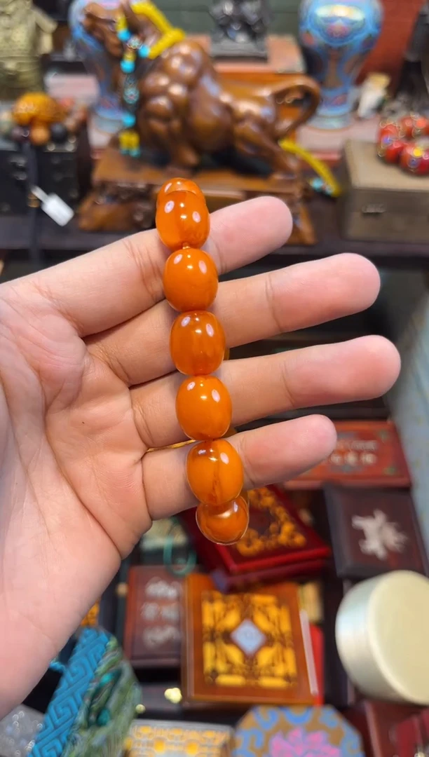 未镶嵌蜜蜡裸石S刘哥专属高端精品35