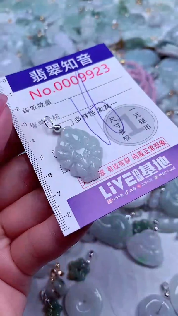 吊坠(不含链)未镶嵌翡翠9923