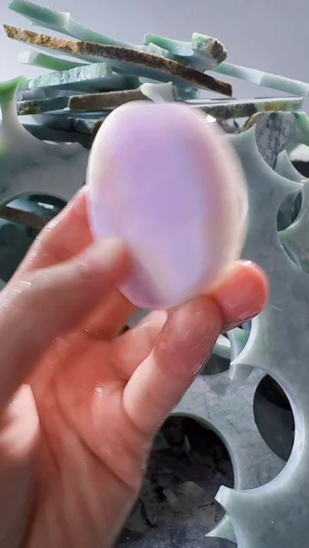 裸石翡翠缅甸翡翠A货文487