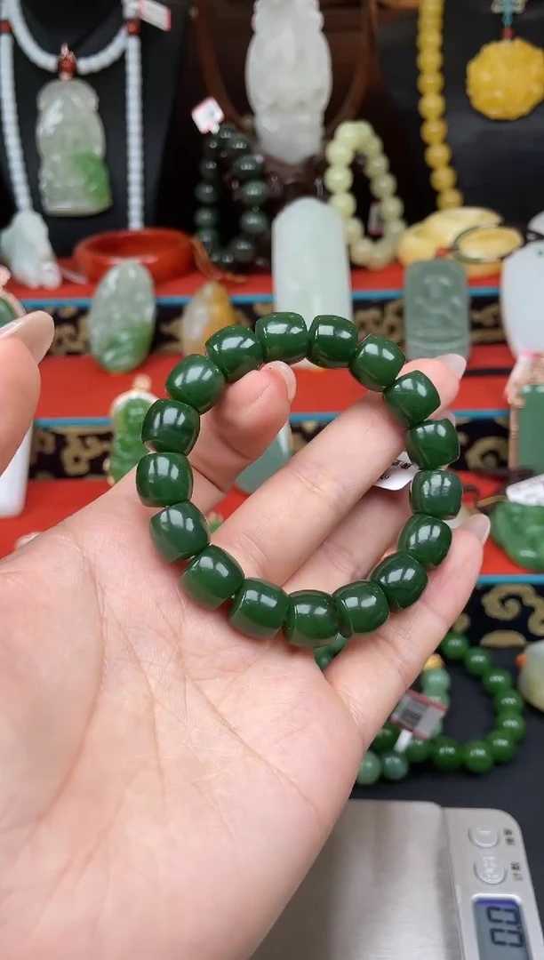 手链未镶嵌和田玉手串c098