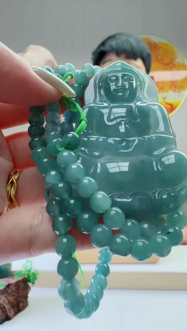 翡翠未镶嵌颈饰多样性随机发其一