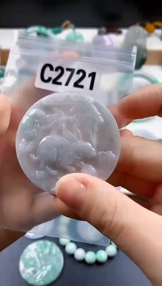 颈饰未镶嵌翡翠天然翡翠吊坠挂件