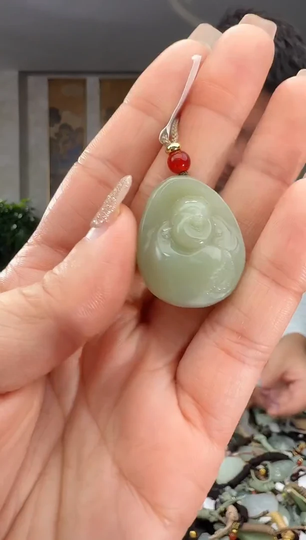 颈饰未镶嵌和田玉拍一发一多样性发货