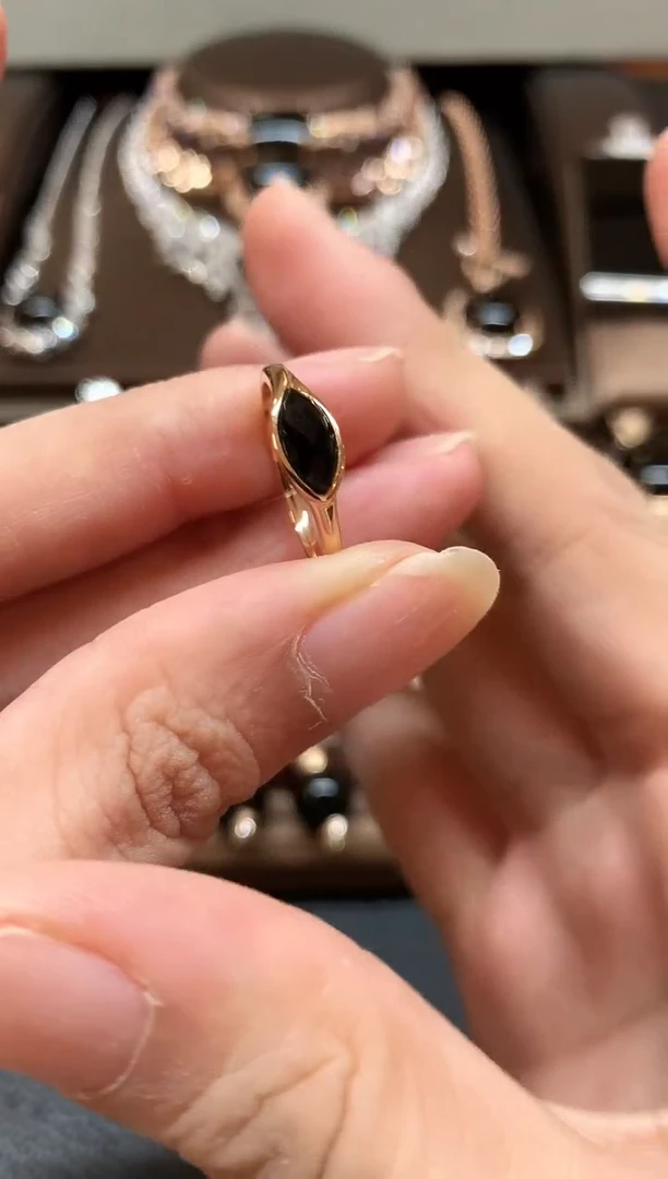 18K金镶嵌戒指翡翠z6 多样性一件发货